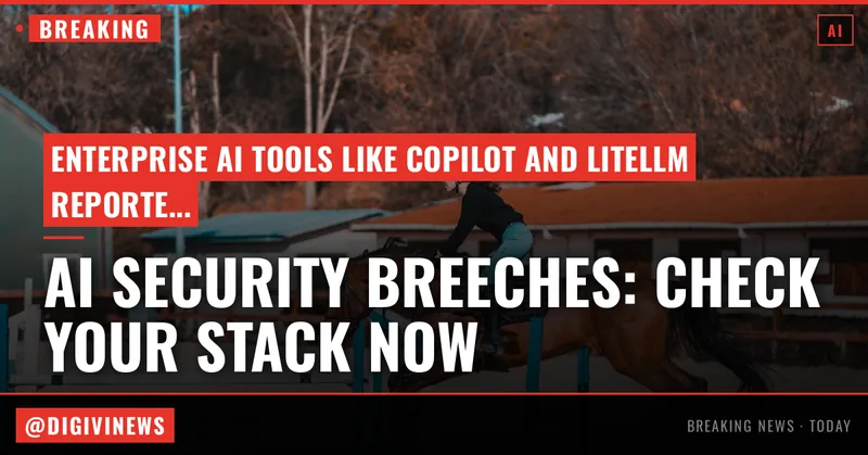 Copilot searched your mailbox. LiteLLM handed out admin keys. Run this 5-check audit before your stack is next