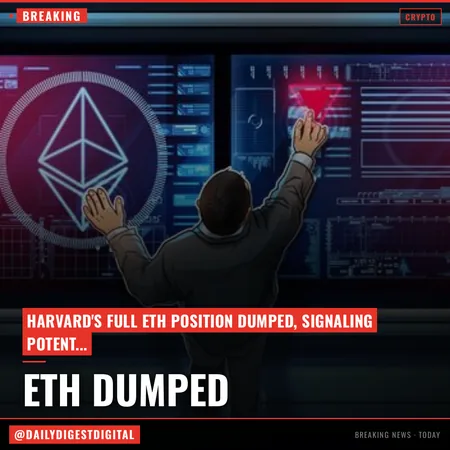 Harvard dumps entire ETH position after just one quarter