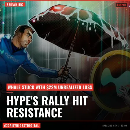 Hyperliquid whale won’t close HYPE short despite $22M unrealized loss