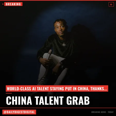 China is increasingly keeping its best AI talent to itself