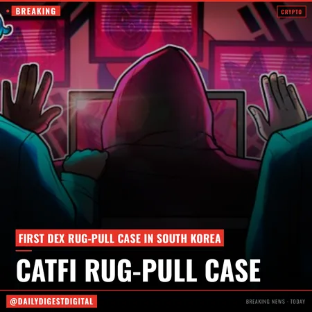 South Korea charges CATFI memecoin operators in first DEX rug-pull case: Report