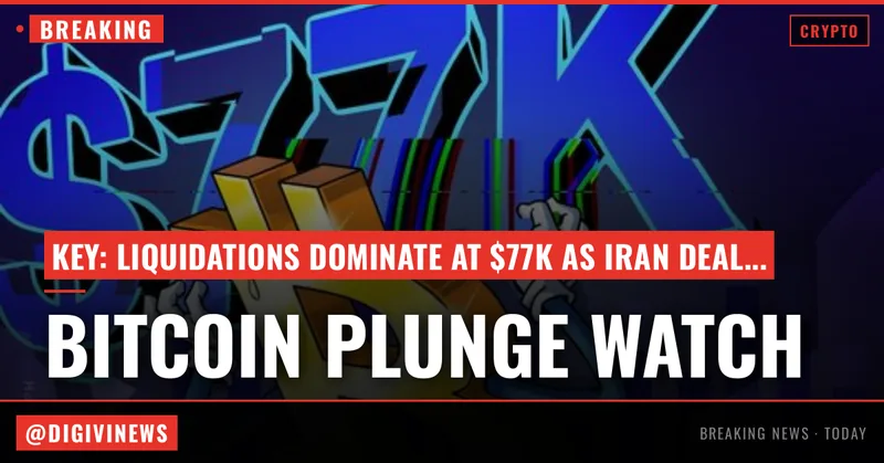 Bitcoin 'liquidation hunts' control BTC at $77K amid new Iran peace deal doubts