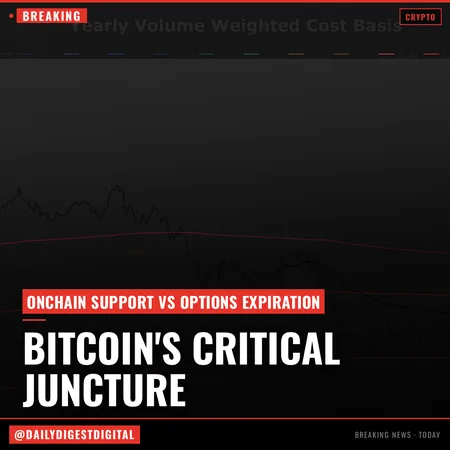 Bitcoin caught between critical onchain support and an options showdown
