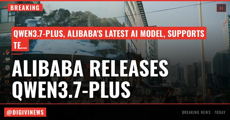 Alibaba's Qwen3.7-Plus supports text, video and imagery inputs at low cost of $0.4/$1.6 per 1M token — but it's proprietary