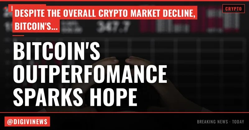 With crypto ending the first half in the red, bitcoin's solace is it beat Strategy