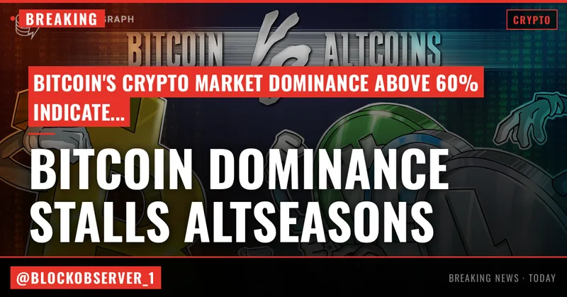 Bitcoin rotations into altcoins collapses: Have altseasons 'disappeared'?