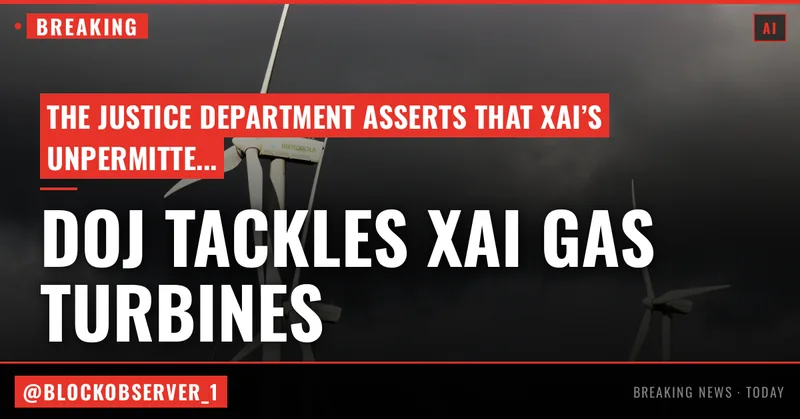 DOJ claims xAI’s unpermitted gas turbines are a matter of ‘national, economic, and energy security’
