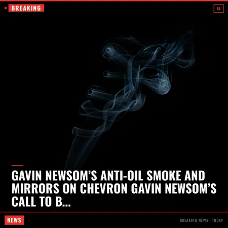 Gavin Newsom’s anti-oil smoke and mirrors on Chevron Gavin Newsom’s call to boycott Chevron over Memorial Day is eye-rolling Sacramento political thea